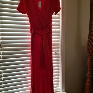 Red jumpsuit by Ann Taylor, size Medium